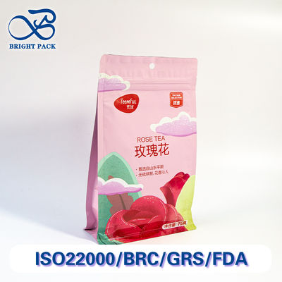 引き裂き抵抗とカスタム印刷を備えた、茶包装用コスト効率の高い八角形シーリングバッグ。大量注文割引あり。