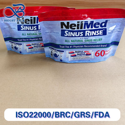 家庭用クリーニング用品包装用の傷防止スタンドアップパウチ カスタマイズ可能な印刷パターン。