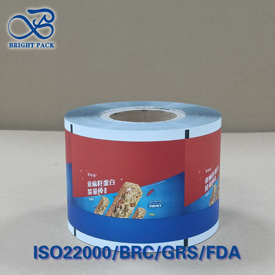 カスタム印刷エナジーバーフィルムロール 10色グラビア 防臭