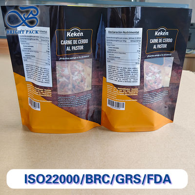 透明窓付きの食品包装用 デジタルプリント スタンドアップバッグ