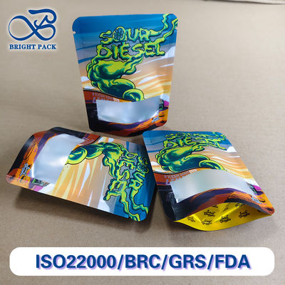 おもちゃの包装用高光沢スタンドアップディスプレイポーチ、クリアウィンドウ付き、環境に優しく生分解性。