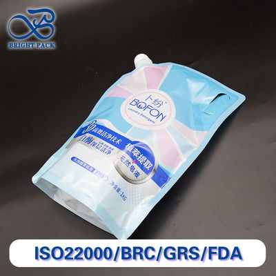 耐久的で便利なスプートポケット 洗濯用洗剤の梱包用 ハンドル付き カスタム印刷 批量注文 割引