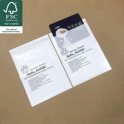 環境に優しいリサイクル可能なグラシン紙袋、耐油性、透明な窓付き、食品、工芸品、小物の保管に最適