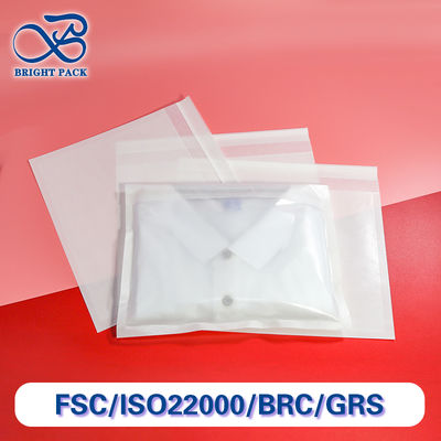 ワックスコーティング 生物分解性半透明 白色ガラス製紙袋 Tシャツ用