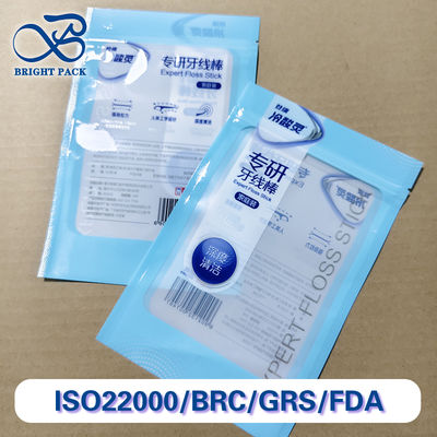 環境に優しい歯磨き毛袋 100pc リサイクル可能なジッパー閉塞