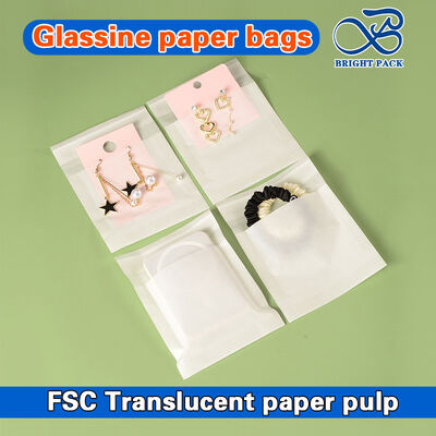 環境に優しい衣料品の包装用 生物分解性透明ガラス製紙袋