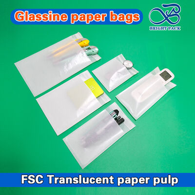 持続可能なパッケージのための卸売カスタム印刷リサイクル可能な環境に優しいガラス紙袋