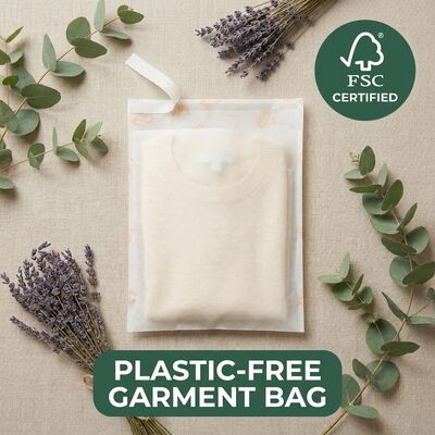 ゼロプラスチック 贅沢 エコフレンドリー ガラスの袋 衣料品 包装 緑色 持続可能な衣料品 認証されたリサイクル可能な袋 EU UK