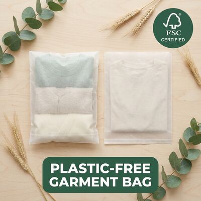 高級 コンポスタブル ガラス袋 衣料品 包装 プラスチックフリー 持続可能な服 袋 環境に優しい EU 適合服 OEM