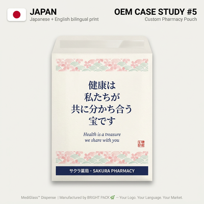 プラスチックのない医療用パッケージ 覆い紙袋 持続可能な医療用パッケージ イギリスの卸売販売業者