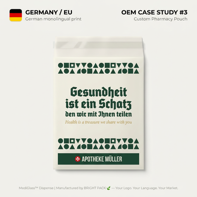 プラスチックフリーの医療包装 グラシンバッグ 滅菌紙パウチ リサイクル可能なヘルスケア包装 EU プライベートラベルメーカー
